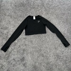 Gymshark seamless crop top M